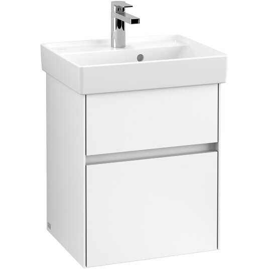 V&B Collaro Servantskap med 2 skuffer 46x37,4x54,6 cm u/lys Hvit Matt