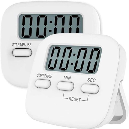 2 pakning Digital Kjøkkentimer Magnetisk Nedtelling Stoppeklokke med Høyt Alarm Stor Siffer Stativ Hengehull for Matlaging 2 pakning Digital Kjøkkentimer Magnetisk Nedtelling Stoppeklokke med Høyt Alarm Stor Siffer Stativ Hengehull for Matlaging