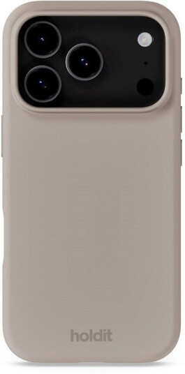 Holdit iPhone 17 Pro Soft Touch Silikon Deksel Taupe