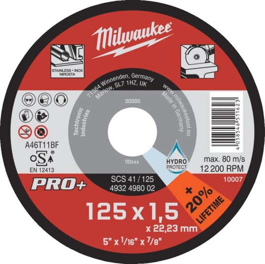 Milwaukee Metallkappskive Pro+