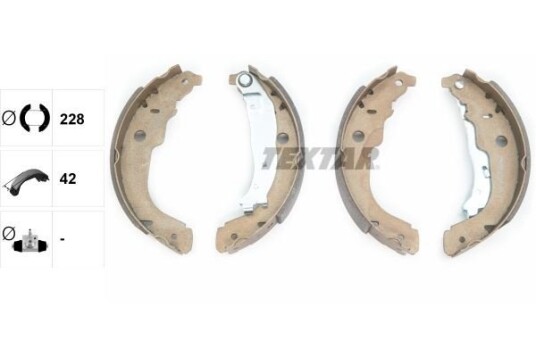 Bremsesko sett TEXTAR 91067200