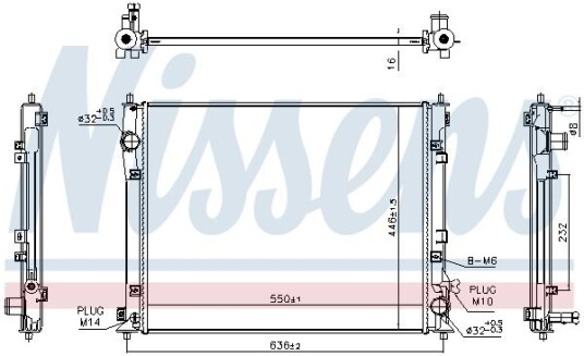 Radiator NISSENS 686802