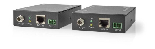 Nedis HDMI Extender 4K 60m Cat6 Antrasitt Metall