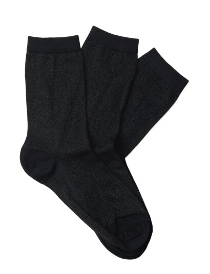 Selected Slfkim 3-Pack Sock Noos - Black - ONE SIZE
