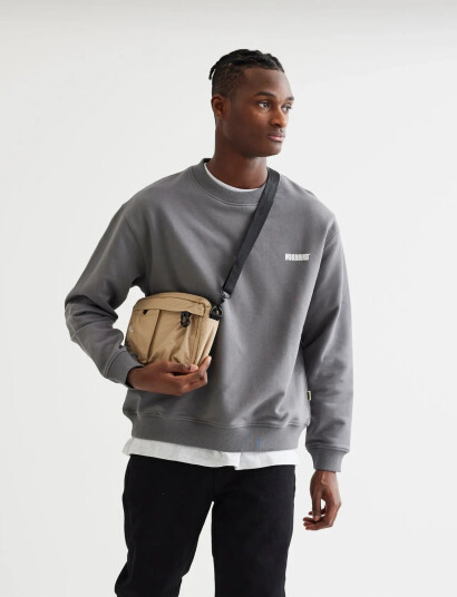 Woodbird Wbcane Base Crew - Grey - S Woodbird Wbcane Base Crew - Grey - S