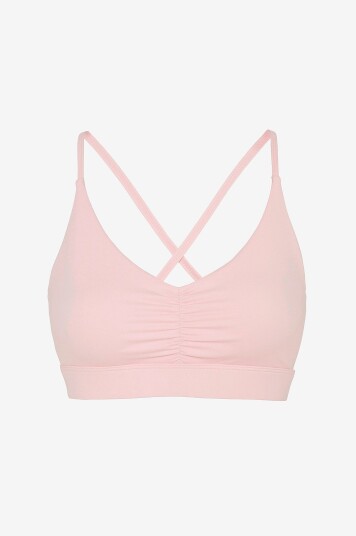 Drop Of MindfulnesSports BH Ultimate Ruched   Rosa