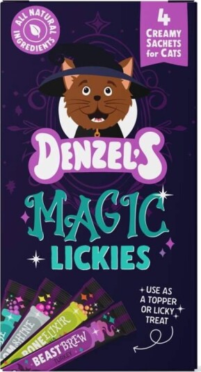 Denzel's Halloween Cat Magic Lickies 4x10g Denzel's Halloween Cat Magic Lickies 4x10g