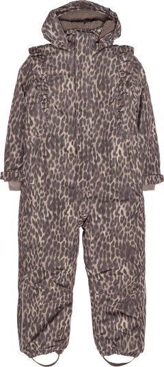 En Fant Snowsuit W. Frills   PINE BARK   116