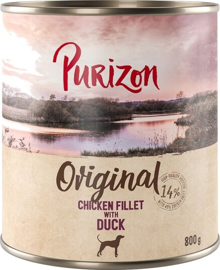 Purizon Våtfôr Adult Original Med And Gulrot Og Bjørnebær Kyllingfilet 12 X 800 G