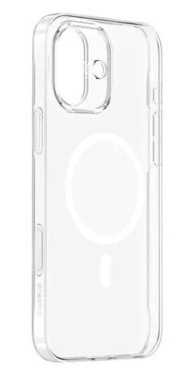 Baseus TouchButton Magnetic Phone Case for iPhone 16 - Transparent Baseus TouchButton Magnetic Phone Case for iPhone 16 - Transparent