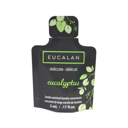 Eucalan Ullvaskemiddel med Lanolin Eukalyptus 5ml Eucalan Ullvaskemiddel med Lanolin Eukalyptus 5ml