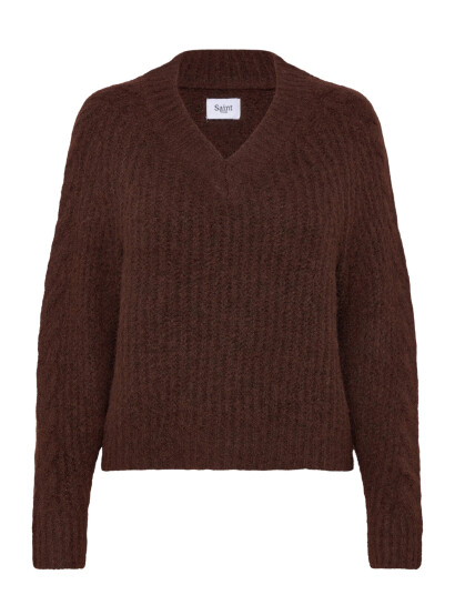 Saint Tropez Mandasz Pullover Brown XS Saint Tropez Mandasz Pullover Brown XS