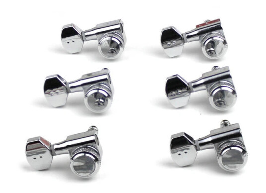 Graph Tech Prl-8721-Lc0 Ratio Electric Locking Machine Heads Lh, Right Chrome