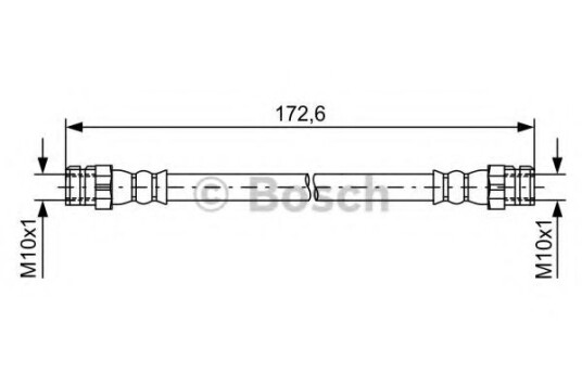 Bremseslange BOSCH 1 987 481 737