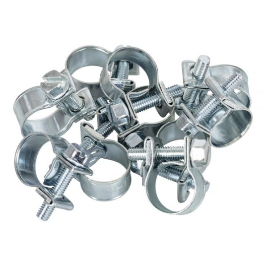 PELA 520273 Slangeklemme 10-pakk, mini 12-14 mm, Vanning