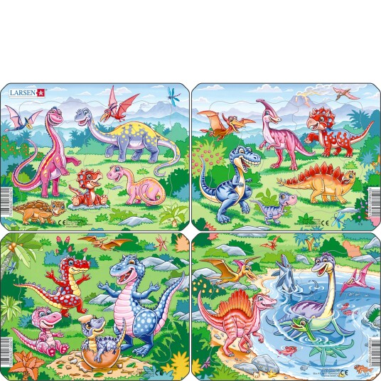 Platepusle 7 Mini Lekne dinosaurer