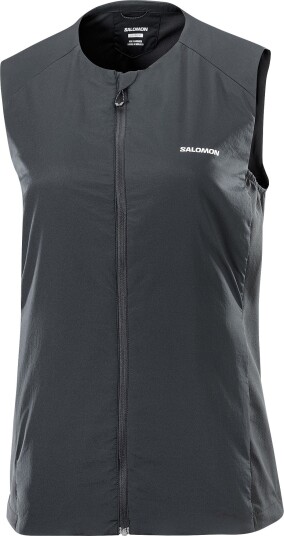 Salomon Women'S Mountain Flex Hybrid Vest Deep Black M