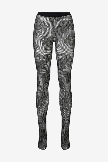 Pamela Mann Strømpebukse Blossom Net Curvy Super Stretch Svart Pamela Mann Strømpebukse Blossom Net Curvy Super Stretch Svart