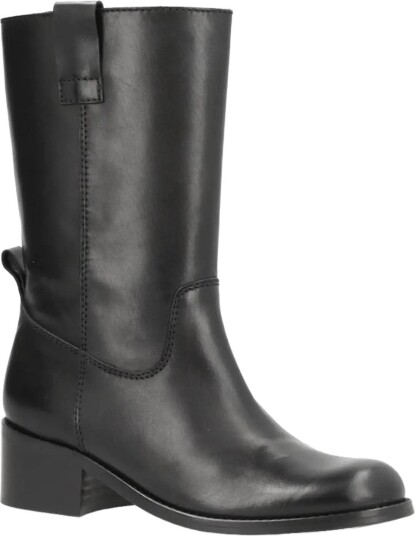 phenumb copenhagen Martina Mid High Leather Boots BLACK 38