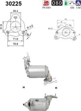 AS 30225 Katalysator AS 30225 Katalysator