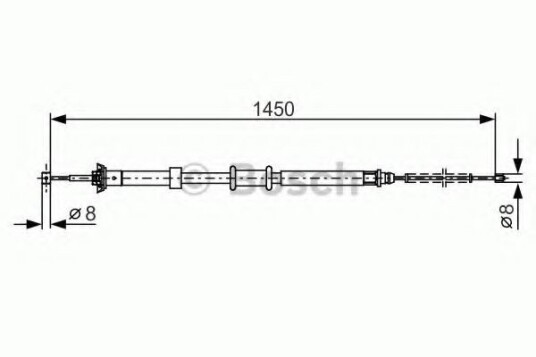 Bremsewire BOSCH 1 987 482 199 Bremsewire BOSCH 1 987 482 199