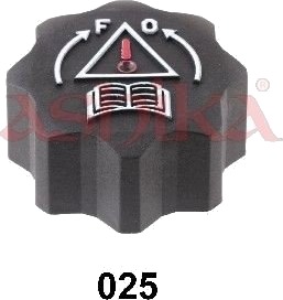 Skrulokk radiator ASHIKA 33-00-025 Skrulokk radiator ASHIKA 33-00-025