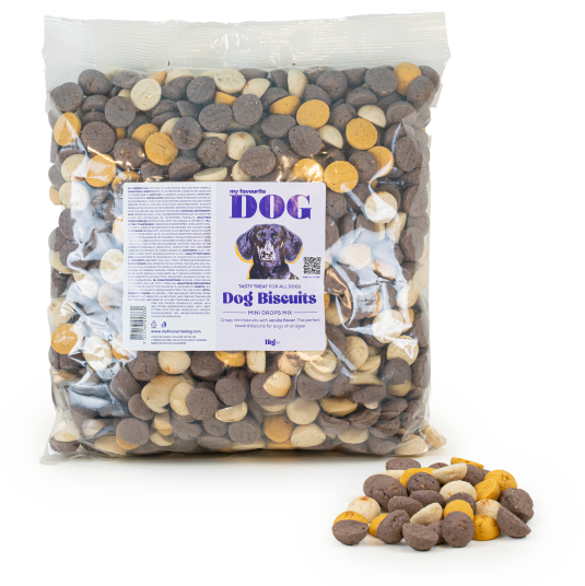 My Favourite Dog Mini Drops 1 kg Hundegodbiter - Belønningssnacks til hund My Favourite Dog Mini Drops 1 kg Hundegodbiter - Belønningssnacks til hund