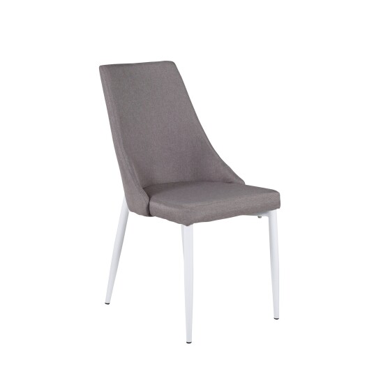 Venture Design Leone spise stol Grå Textil/vit Grå