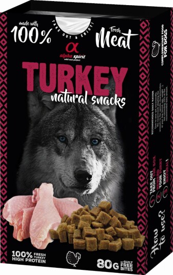 AlphaSpirit Naturals Hundegodteri   Kalkun