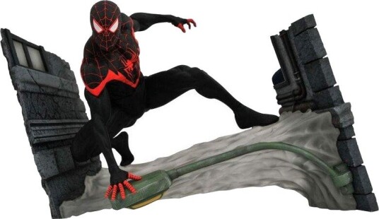 Diamond Select Marvel Comic Gallery Spider-Man Miles Morales Figur 18 cm