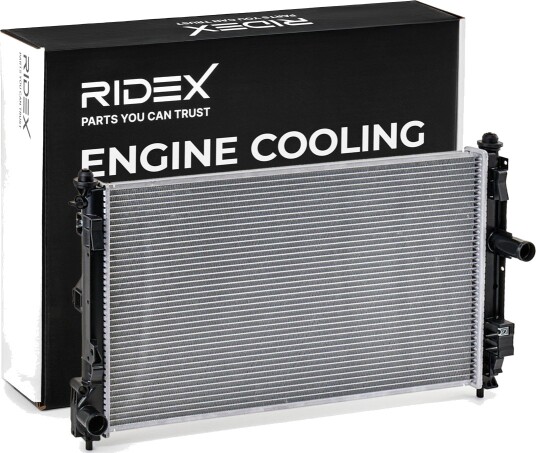 RIDEX 470R0695 Radiator, motorkjøling