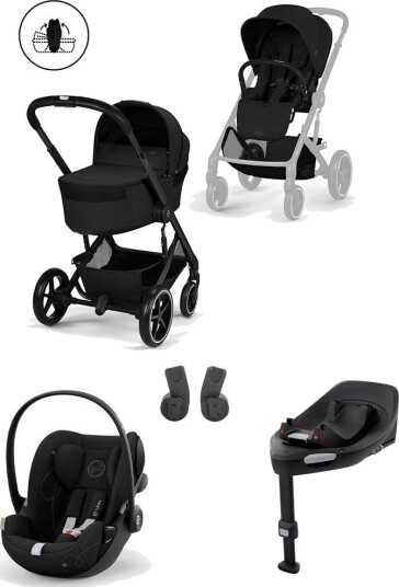 Vogn Cybex Balios S Lux Moon Black Vogn Cybex Balios S Lux Moon Black