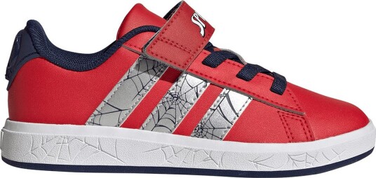 Adidas Performance Sko Grand Rett Spider Man EL Purrub/Si Adidas Performance 35,5 Sko Rød Sølv