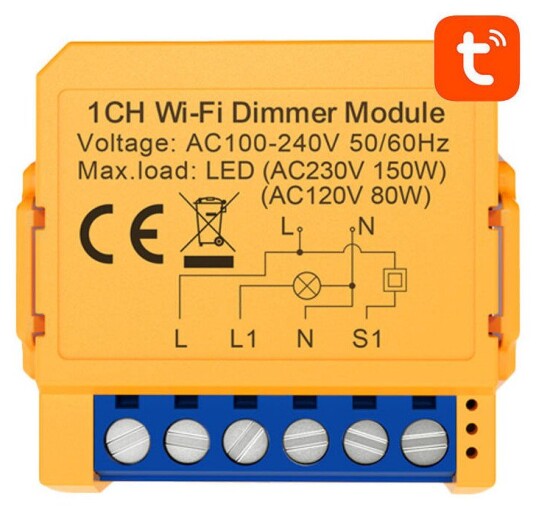 Avatto DMS16-2 Smart WiFi-bryter (Tuya) Avatto DMS16-2 Smart WiFi-bryter (Tuya)