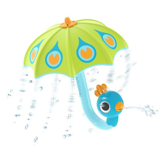 Yookidoo Fill 'N' Rain Peacock Umbrella Green YO40223