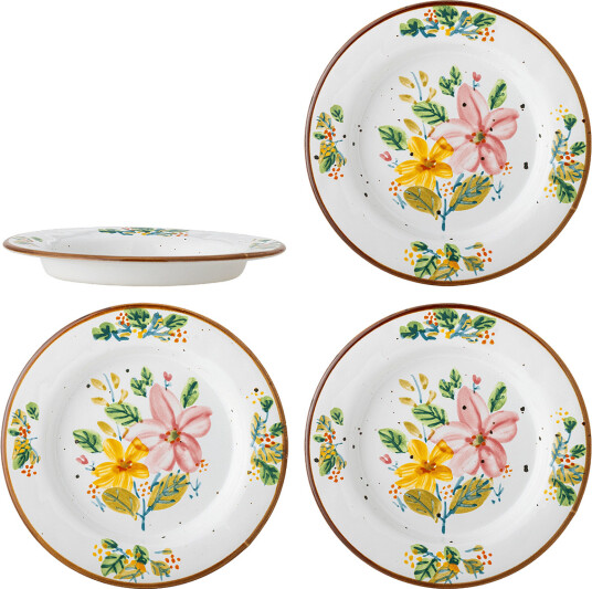 Bloomingville Savina Plate Multi/patterned Ø 15 CM Bloomingville Savina Plate Multi/patterned Ø 15 CM