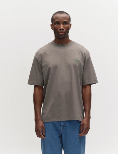 Gabba Gabnigel Boxy Nbh Ss T Shirt Gots   Grey   XXL