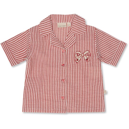 That"s Mine Red Stripe Ino-Skjorte 9 mdr/74