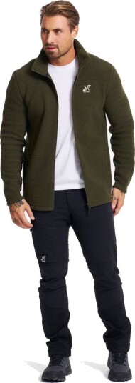 Revolutionrace Herre Overdeler Fleece & midlayers Moss Pile Fleece Jacket Herre Black S
