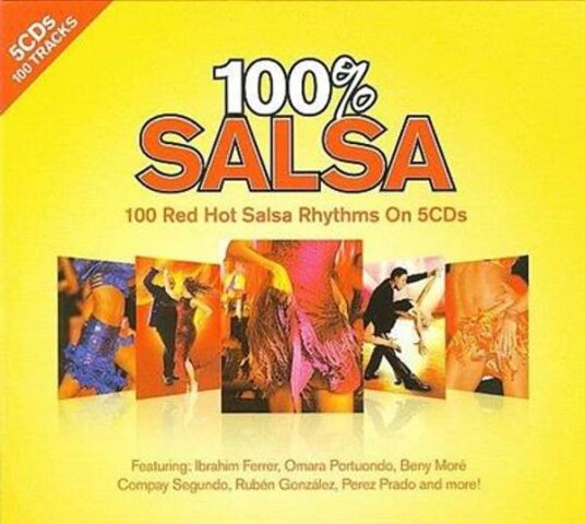 100% Salsa 5CD Diverse artister