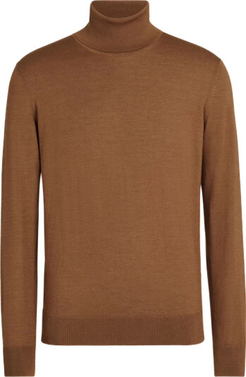 Zegna Herre Strikkevarer Brun 3XL,