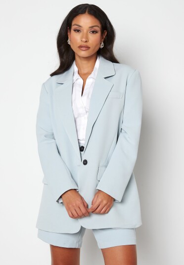 Only Blazer lapel krage Blå S