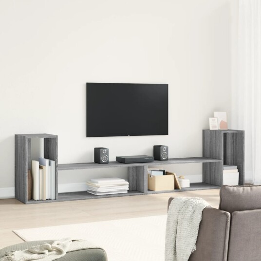 TV-benker 2 stk grå sonoma 100x30x50 cm konstruert tre 8721012497009 TV-benker 2 stk grå sonoma 100x30x50 cm konstruert tre 8721012497009