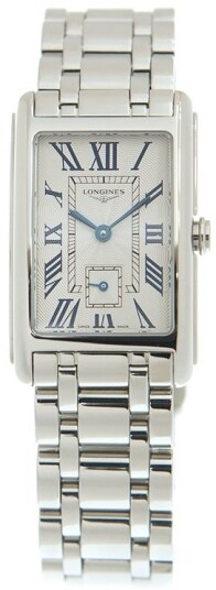 Longines Dameklokke L5.512.4.71.6 DolceVita Sølvfarget/Stål 37x23.3