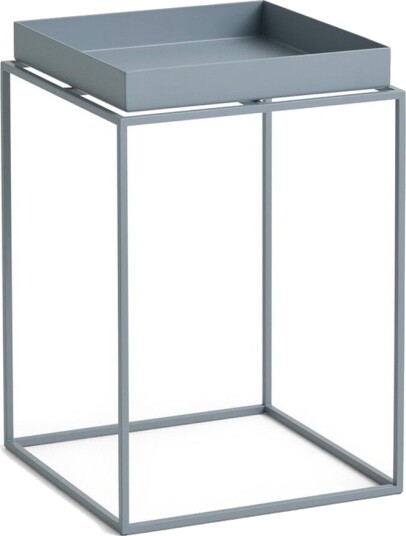 Tray Kaffebord Høy Pigeon Blue/Stål