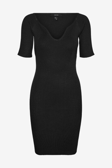 Vero Moda   Kjole vmWillow SS Sweetheart Short DresSvart