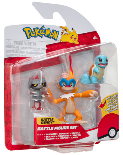 Pokémon Battle Figure 3 Pk Pawnirad, Squirtle PKW3058 Pokémon Battle Figure 3 Pk Pawnirad, Squirtle PKW3058