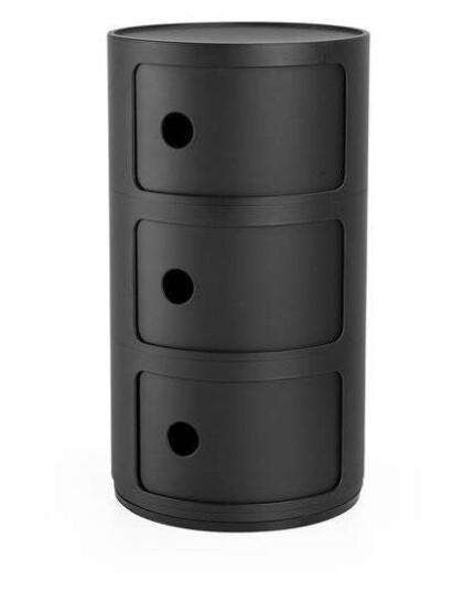 Kartell - Componibili 3 Matt Black
