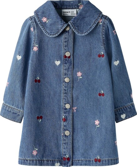 Name It Kjole - NmfEmily - Medium+ Blue Denim/Emballasje - Name It - 3 år (98) - Kjole - Blå Name It Kjole - NmfEmily - Medium+ Blue Denim/Emballasje - Name It - 3 år (98) - Kjole - Blå