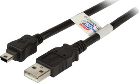 Efb Elektronik Usb2.0 Tilkoblingskabel A Mini B 5 Pinners Hann Hunn 0,5 M Svart Premium Produsent: Efb Elektronik K5251sw.0,5